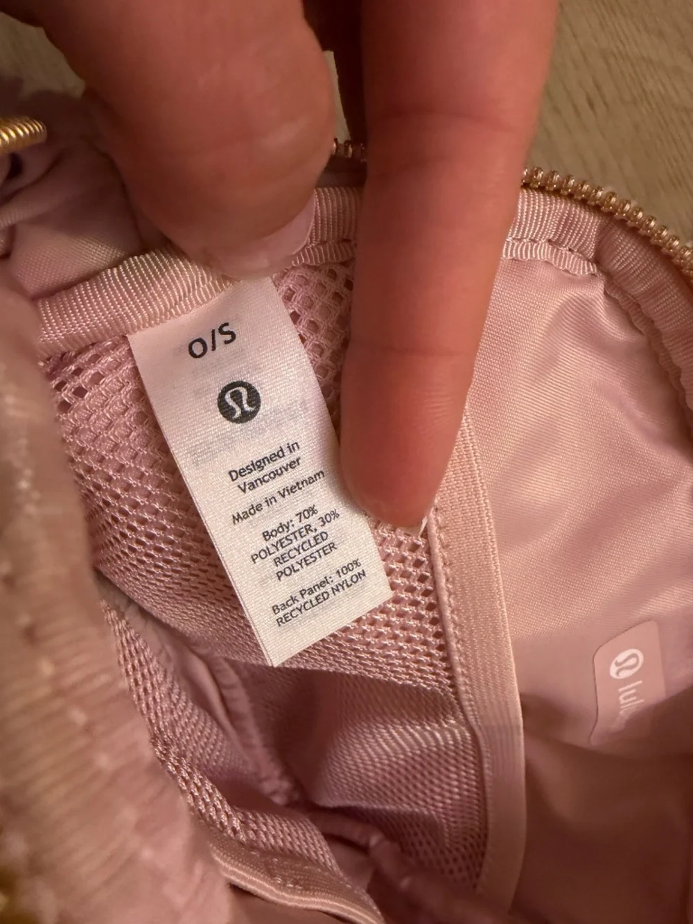 Lululemon Everywhere Belt Bag Sherpa Pink Fleece Crossbody O/S EUC